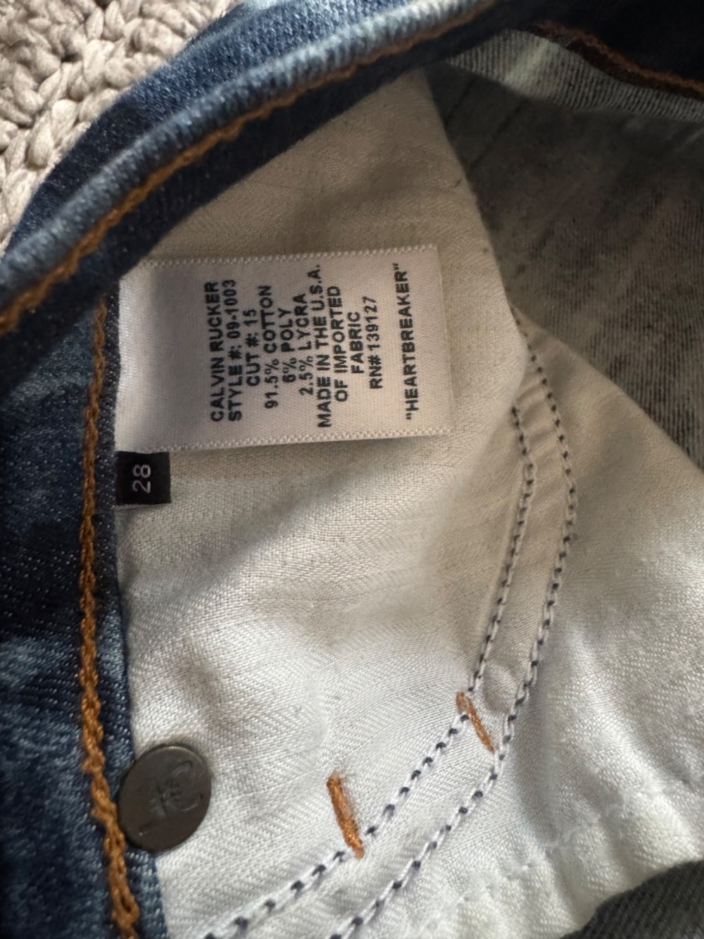 Calvin Rucker Jeans - Picture 2 of 3